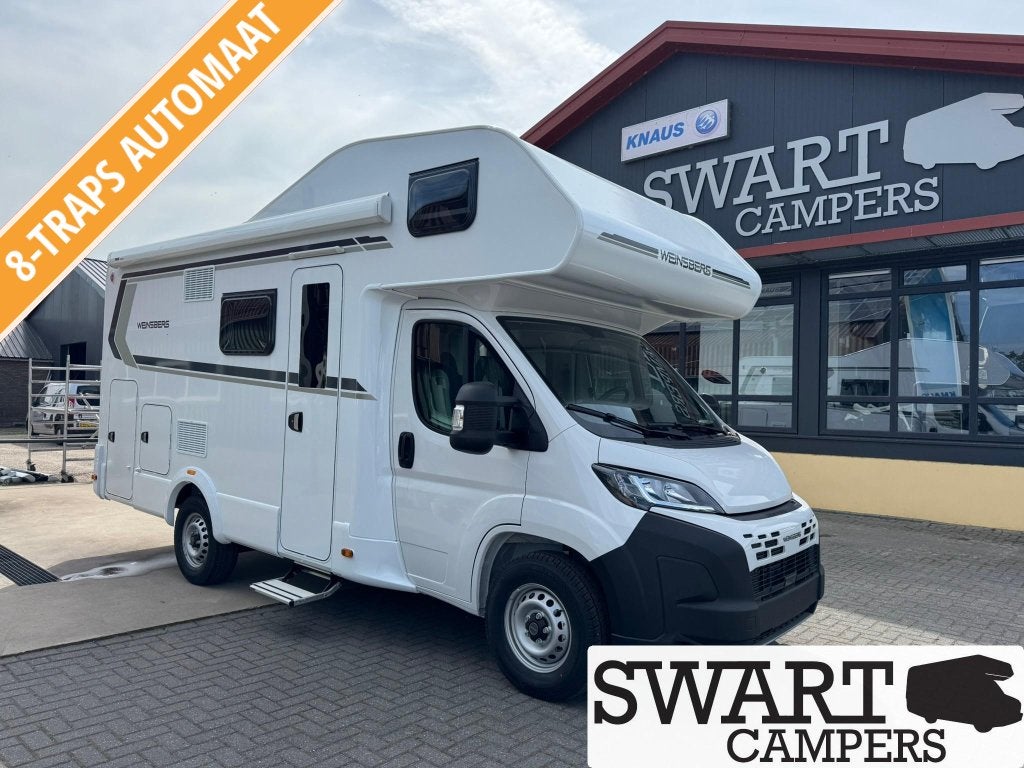 Weinsberg CaraHome 600 DKG 6 pers. stapelbed automaat 140 pk, Caravans en Kamperen, Automaat, Weinsberg, Alkoof, Ringverwarming