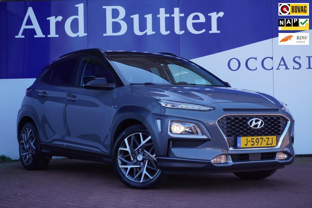 Hyundai Kona 1.6 GDI HEV Fashion+Head-Up+Volleder+camera+Kre, Gebruikt, SUV of Terreinwagen, 1300 kg, Voorwielaandrijving