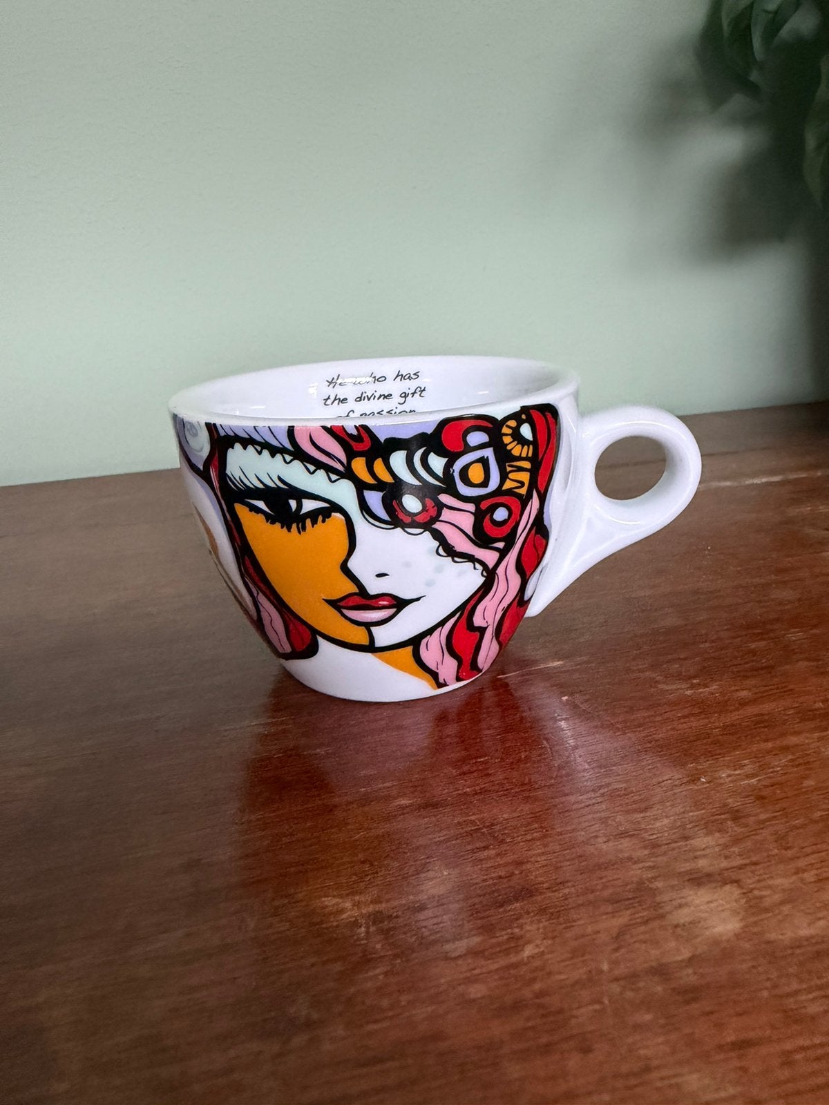 porseleinen koffiekopje van Josien Broeren, Ophalen of Verzenden, Zo goed als nieuw, Porselein, Overige stijlen