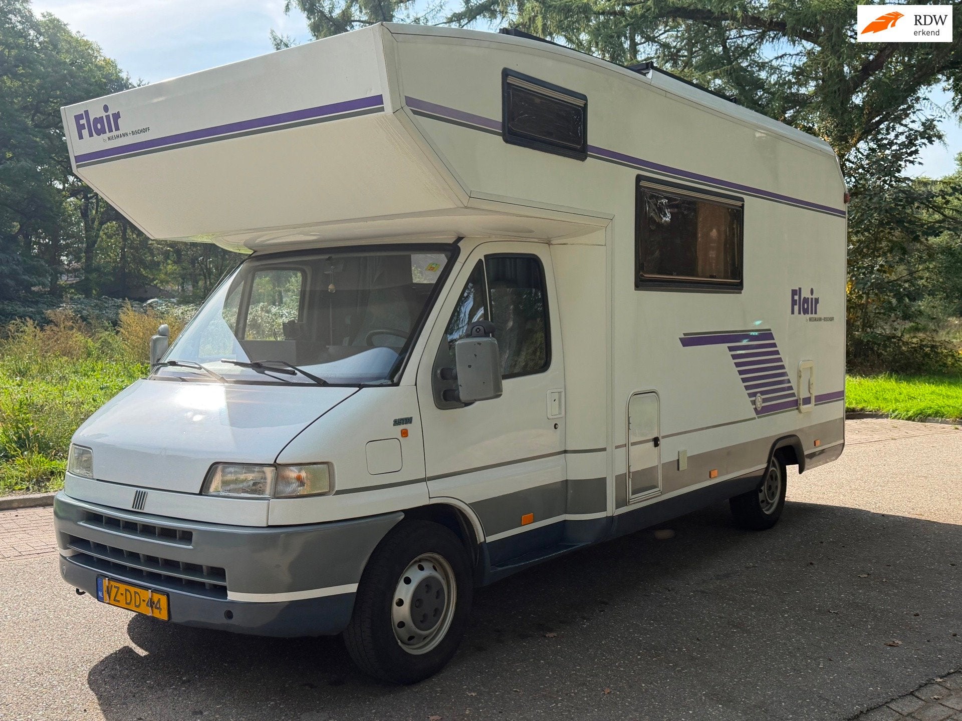 Fiat Ducato 2.5 TDI Niesmann+Bischoff FLAIR Dakairco, Info@fiatnederland.com, Alkoof, Bedrijf, Fiat