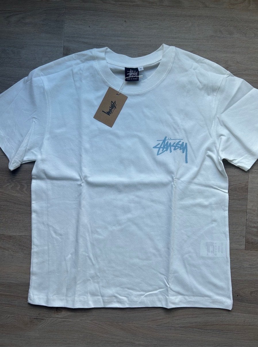 Stussy T-shirt Maat S - Nieuw met labels, Kleding | Heren, T-shirts, Verzenden, Nieuw, Maat 46 (S) of kleiner, Wit