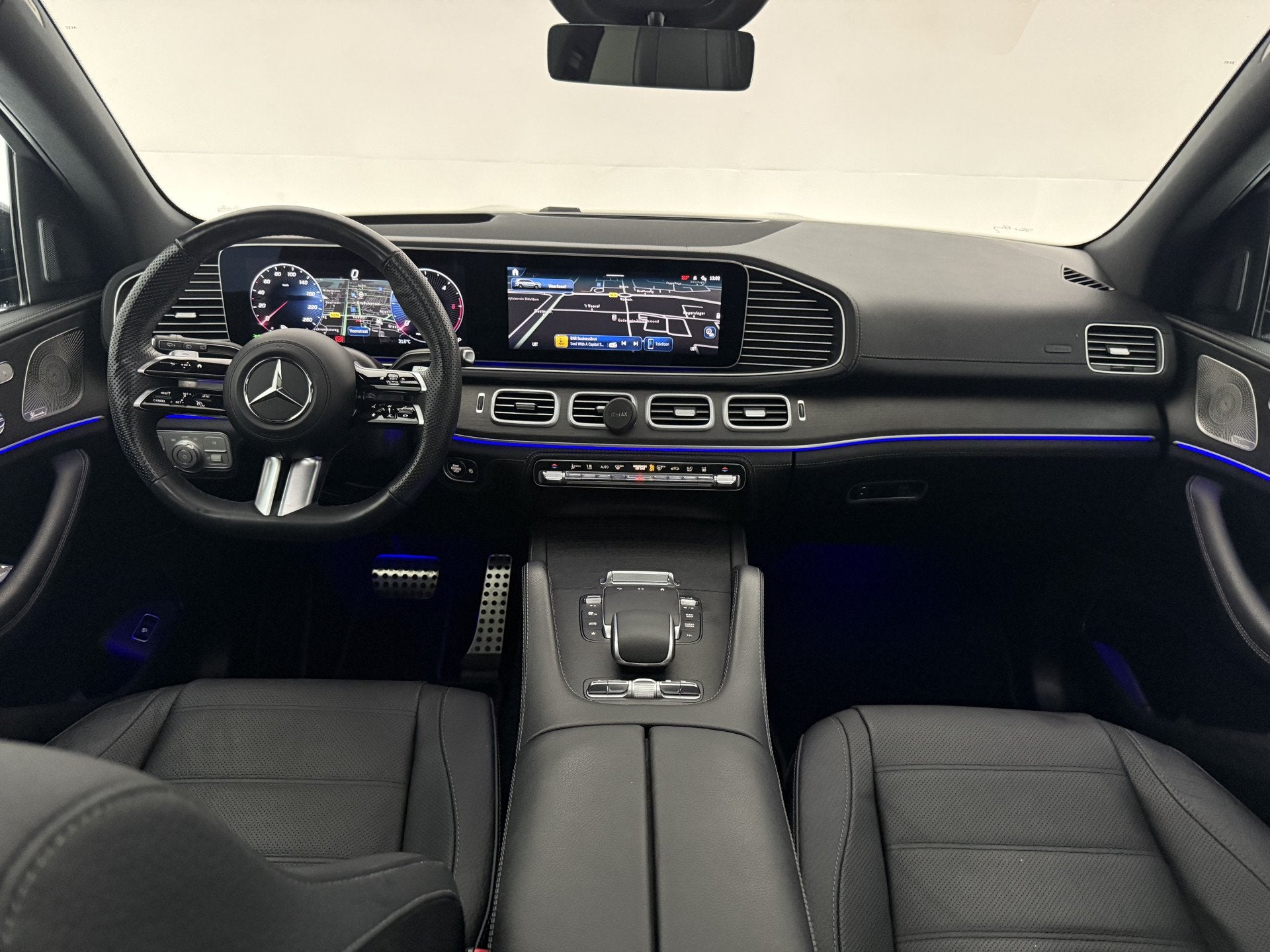 Mercedes-Benz GLS 450 d 4MATIC AMG 7p. | Pano | Luchtvering, Auto's, Verwarmde buitenspiegels, Gebruikt, Euro 6, 7 stoelen