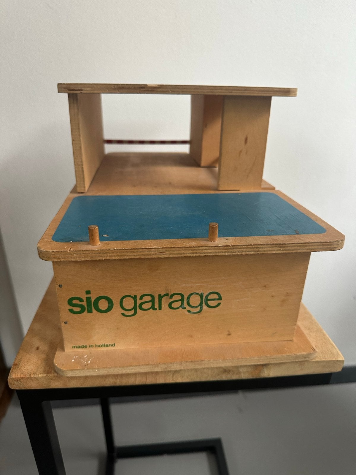 Vintage SIO Garage Houten Speelgoed Made in Holland, Ophalen of Verzenden, Gebruikt, Overige typen