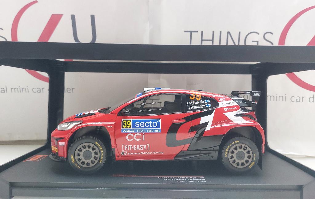 Ixo 1:18 Toyota GR Yaris Rally2 No.39, Rally Finnland 2024, Ophalen of Verzenden, Nieuw, Auto, Overige merken