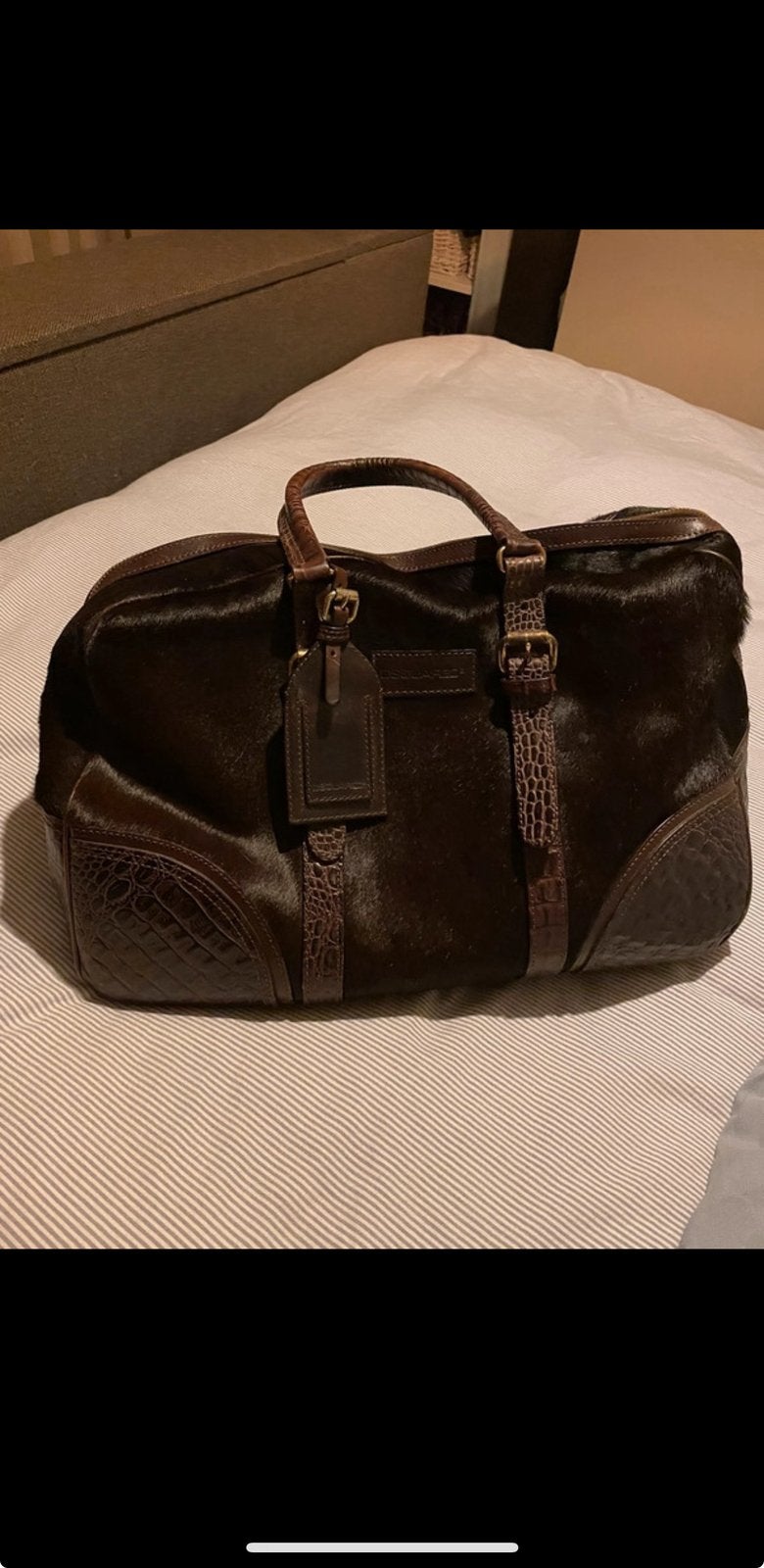 Dsquared2 weekendtas, Ophalen, 40 tot 60 cm, 30 cm of meer, Bruin