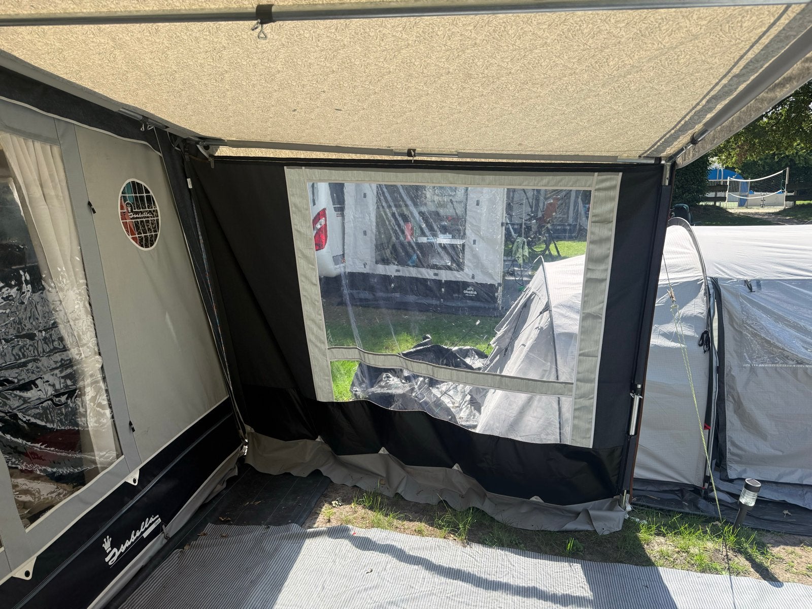 Isabella Voortent 3 meter diep - Zeer goede staat, Caravans en Kamperen, Voortenten en Luifels, Ophalen of Verzenden, Zo goed als nieuw