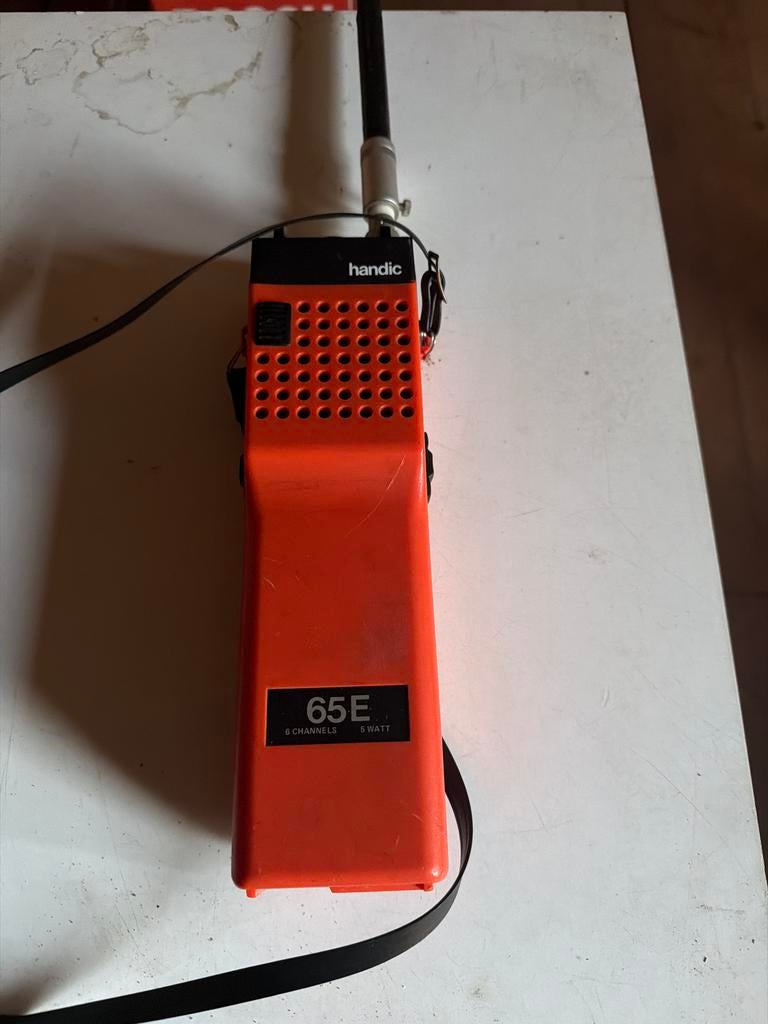 Handic 65E Portofoon - Vintage 6 kanalen, 5 Watt, Ophalen, Gebruikt, 5 tot 15 km, Portofoon of Walkie-talkie