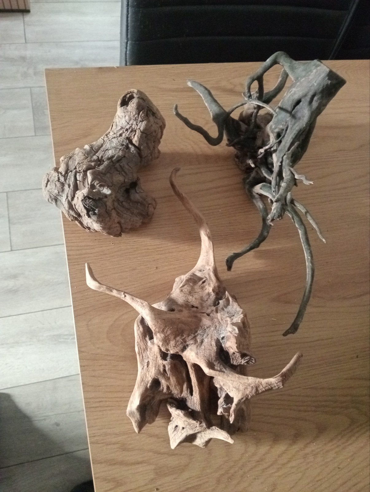 aquarium hout, Ophalen
