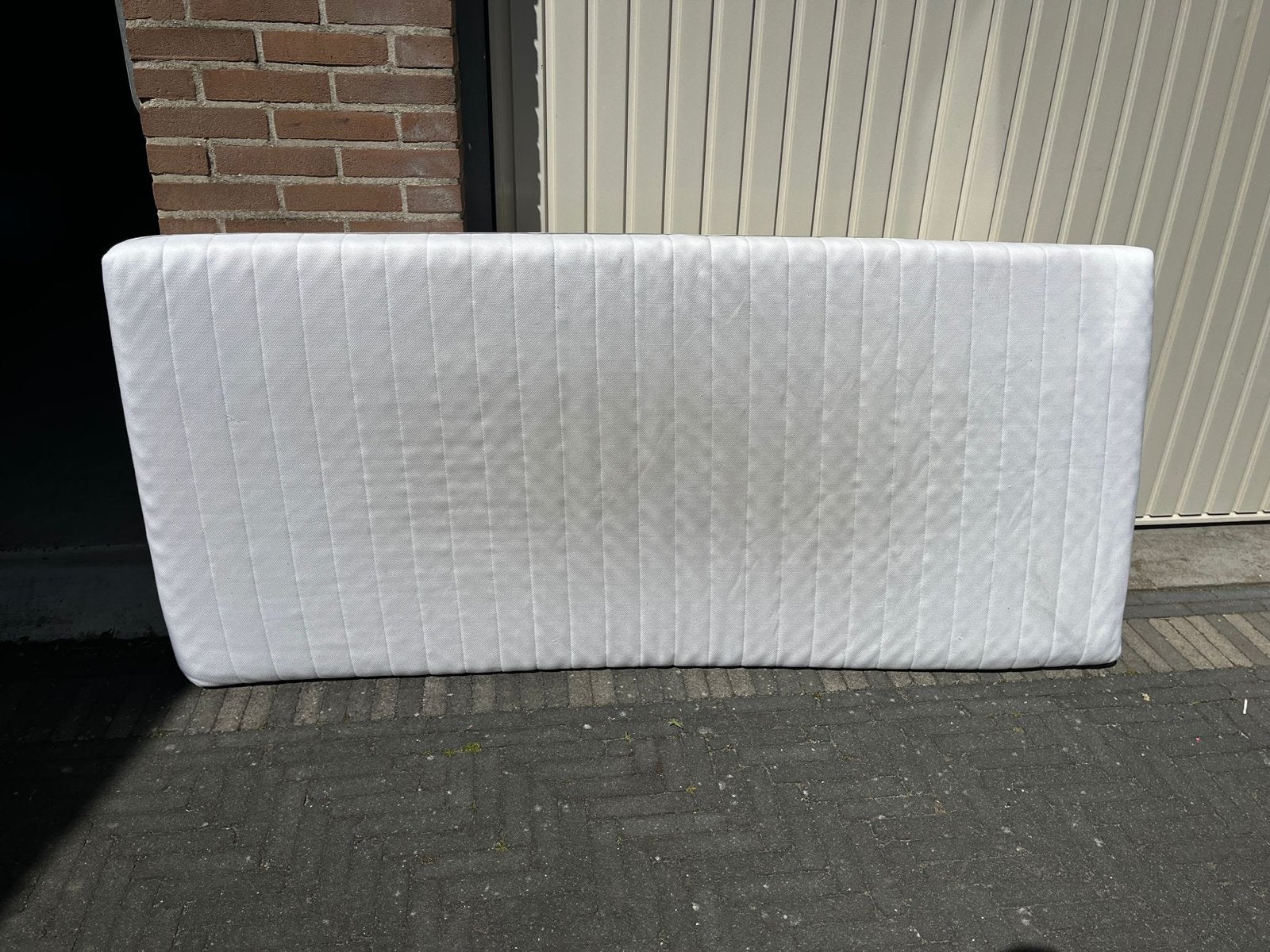 Matras 90x200 - Gebruikt, hoezen wasbaar, Ophalen, Gebruikt, 90 cm, Eenpersoons