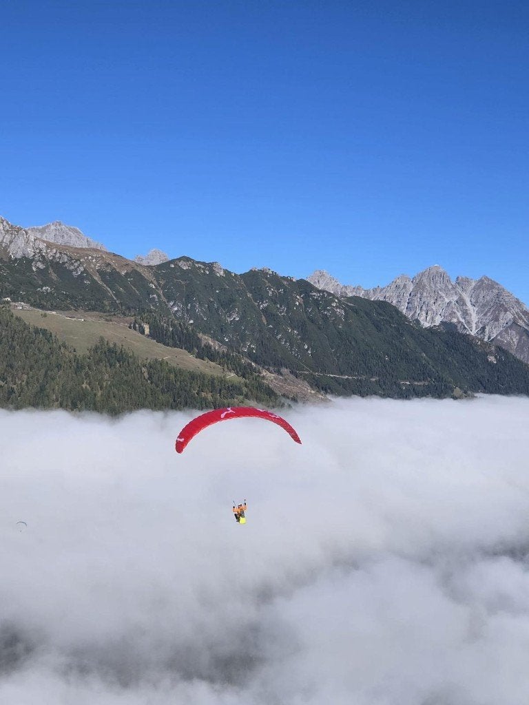 little cloud 20m2, Sport en Fitness, Zweefvliegen en Paragliding, Ophalen of Verzenden, Zo goed als nieuw, Scherm
