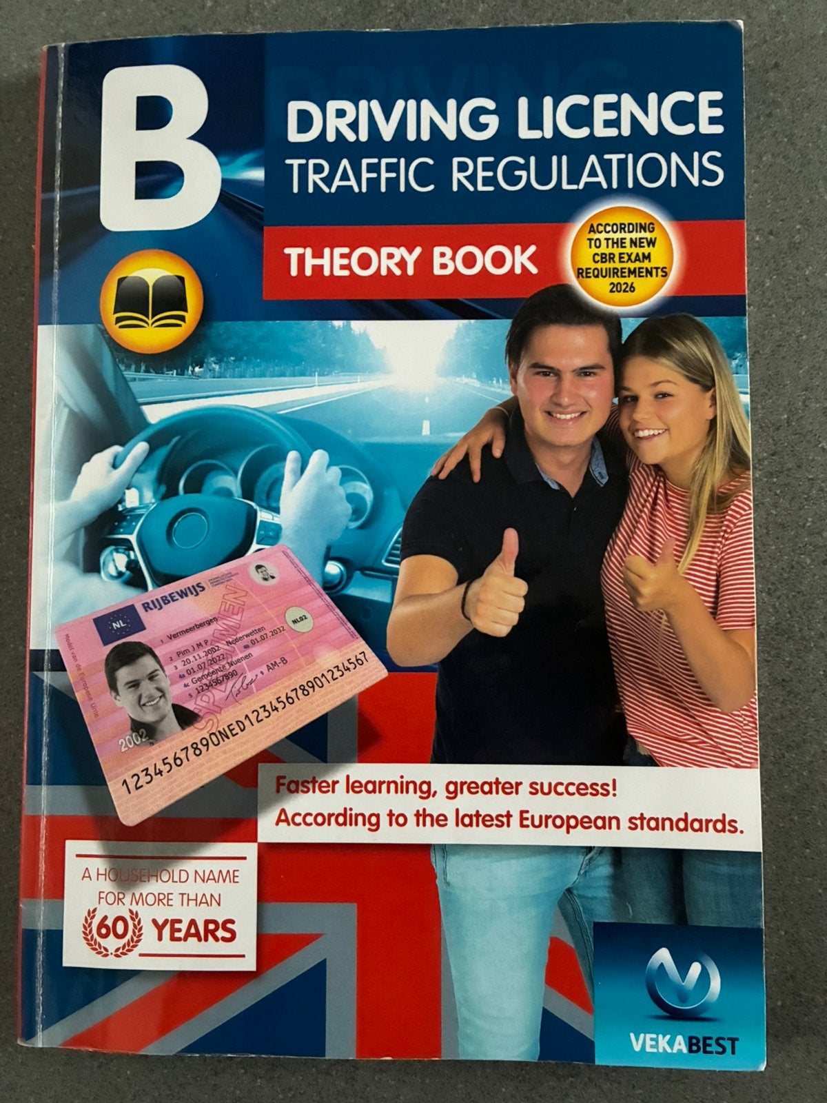 licence B English car theory book 2026 edition, Verzenden, Zo goed als nieuw, Overige merken