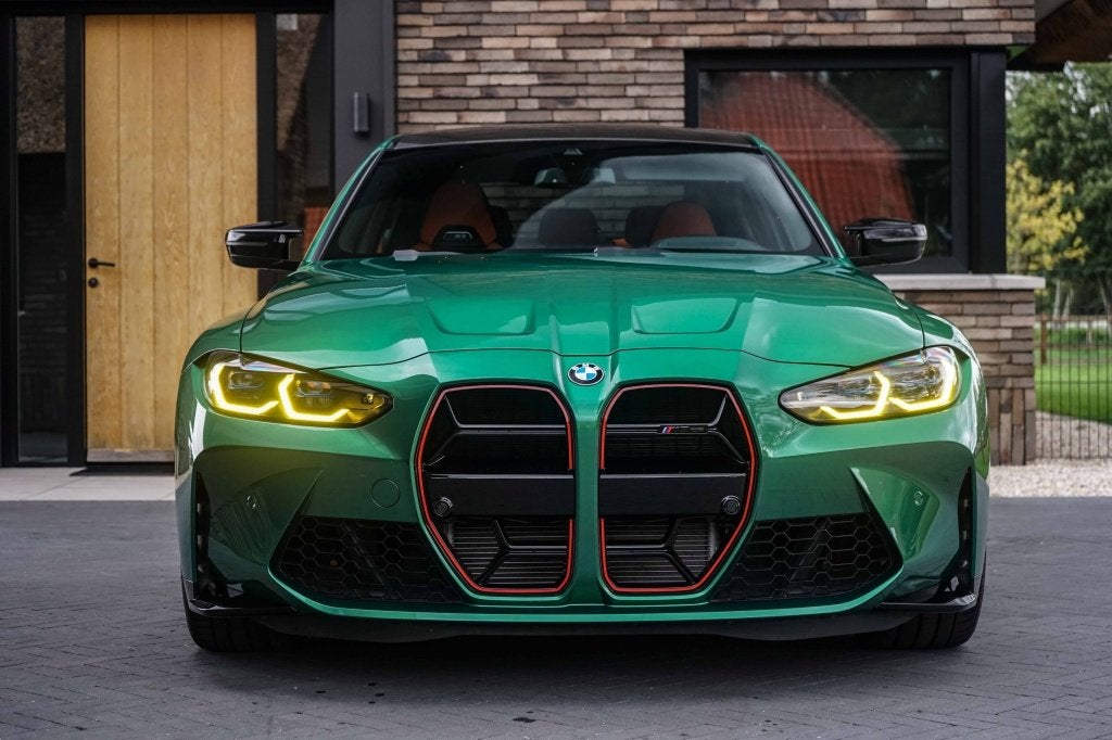 BMW 3 Serie M3 Competition 510PK Isle-of-man green, Gebruikt, Euro 6, 2993 cc, Met garantie (alle)