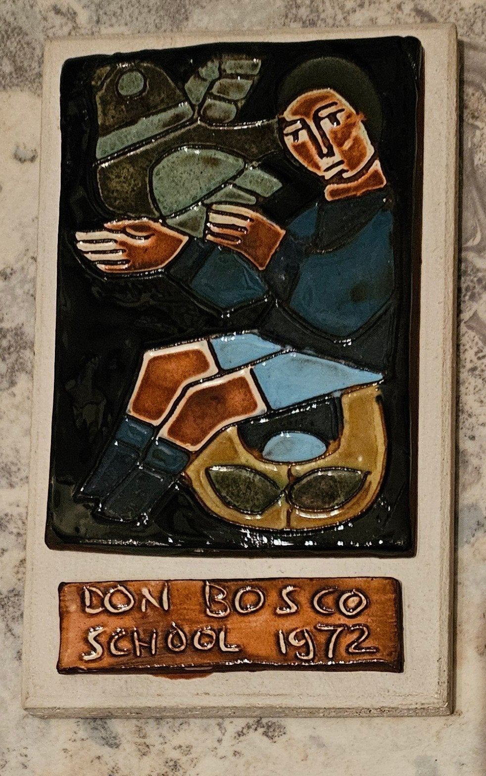 Keramiek wandtegel Henk Potters 1972, Ophalen of Verzenden