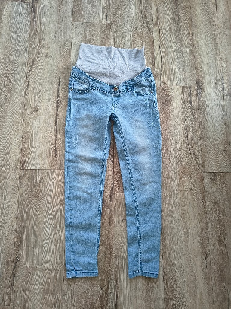 Mooie blauwe positiebroek, zwangerschaps jeans Prenatal, S., Blauw, Onb, Ophalen of Verzenden, Onb