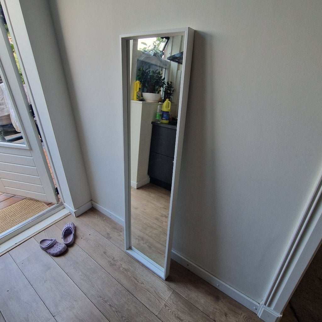 Spiegel, Huis en Inrichting, Woonaccessoires | Spiegels, Ophalen, Minder dan 50 cm, Zo goed als nieuw, Minder dan 100 cm