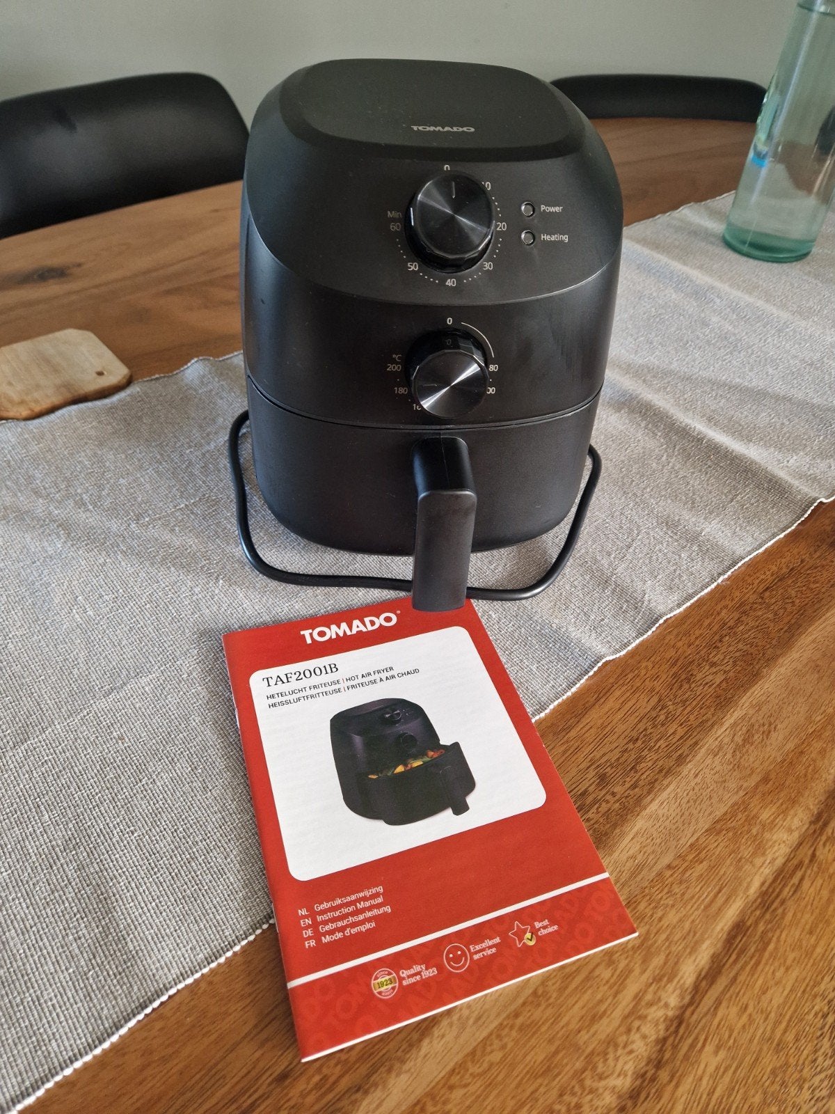 Airfryer Tomado TAF2001B, Ophalen of Verzenden, Nieuw