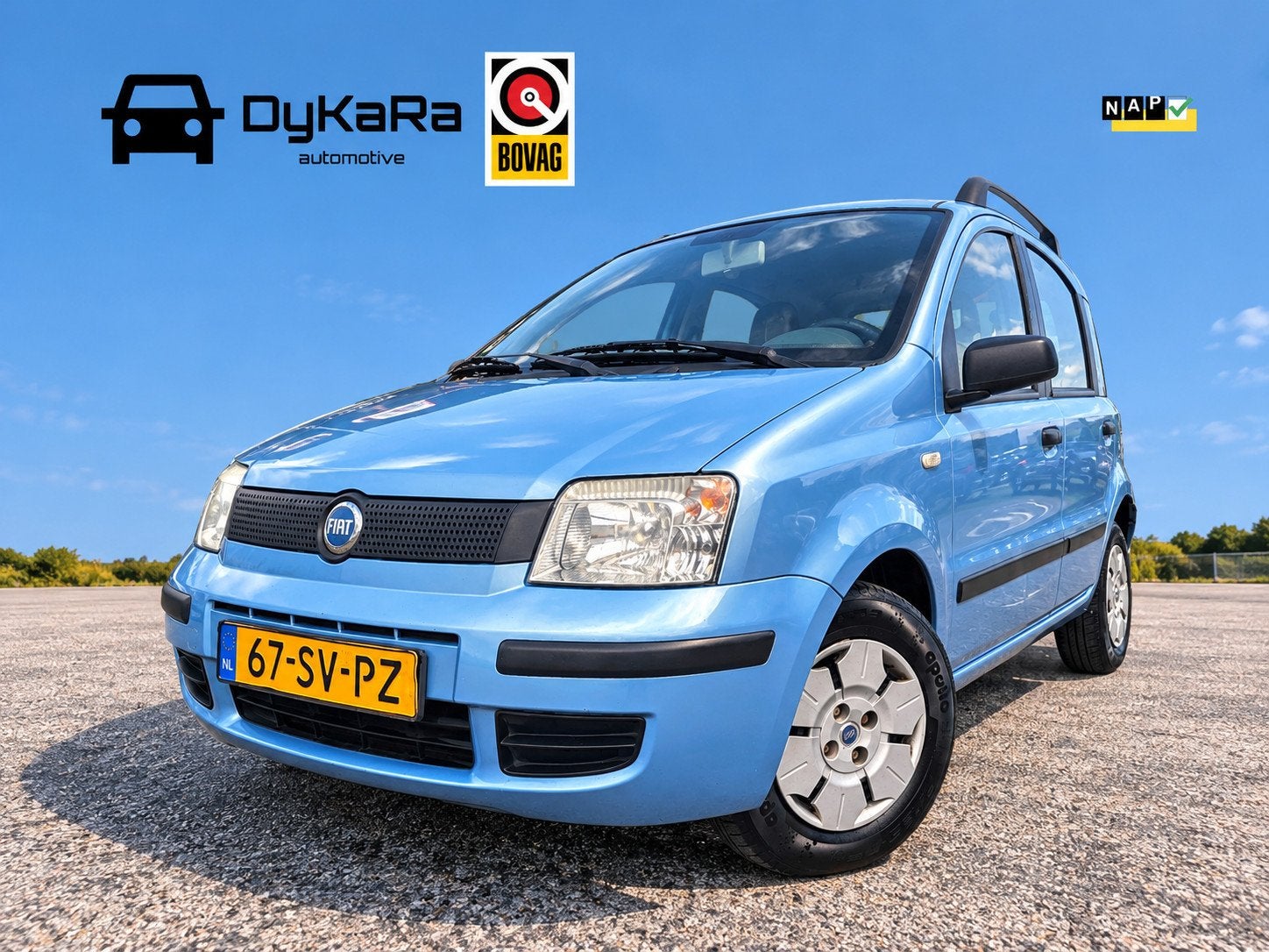 Fiat Panda 1.1 Active nw APK NAP, Auto's, Voorwielaandrijving, Stof, Origineel Nederlands, Bedrijf