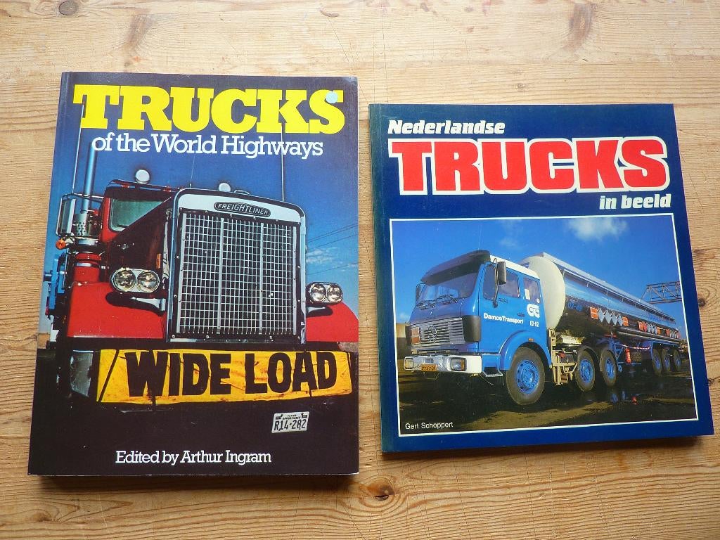 Oude trucks 2x boek, Ophalen of Verzenden, Gelezen, Diverse auteurs, Vrachtwagen