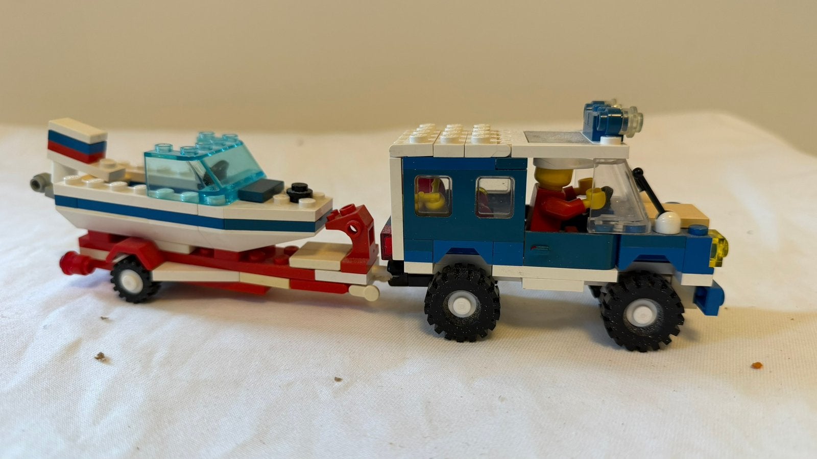 Vintage lego auto met boot 6698, Ophalen, Gebruikt, Lego