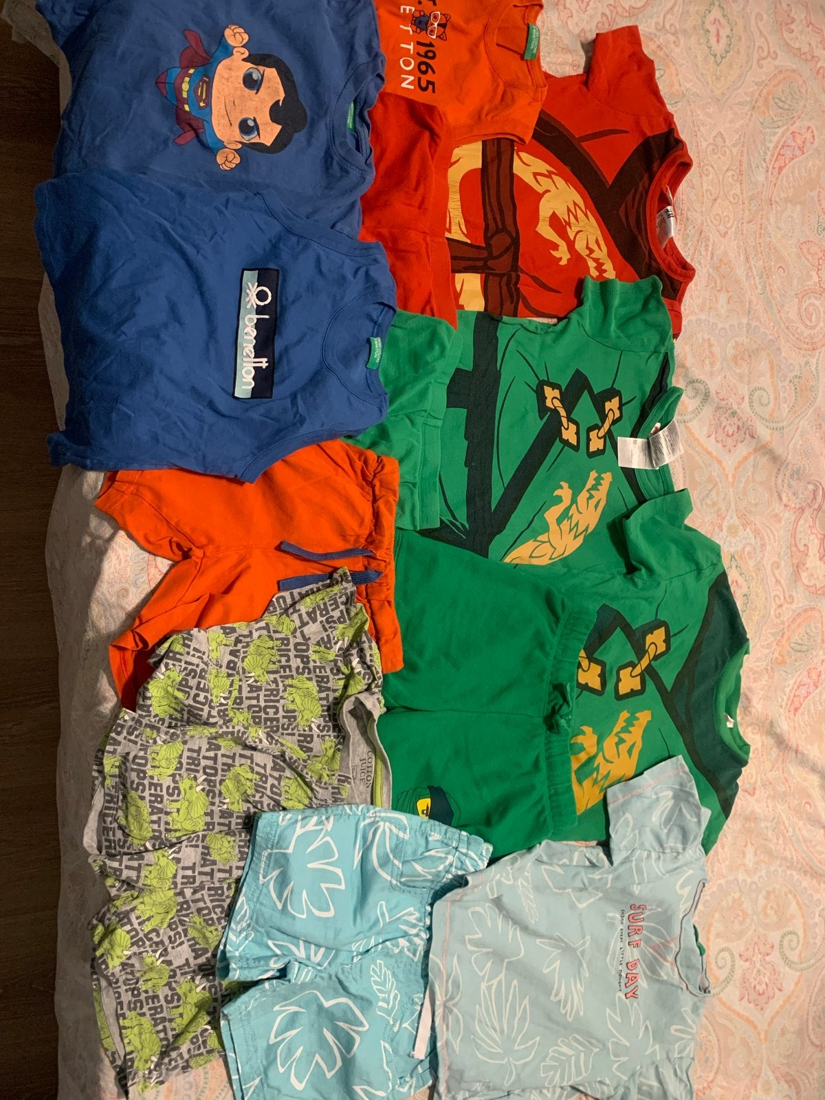 Jongenskleding pakket: T-shirts en korte broeken 3 jaat, Ophalen of Verzenden, Gebruikt, Jongen
