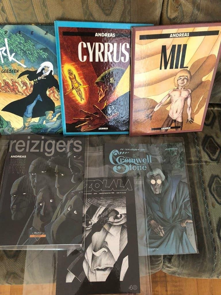 Andreas - diverse titels, Meerdere stripboeken, Ophalen of Verzenden, Zo goed als nieuw