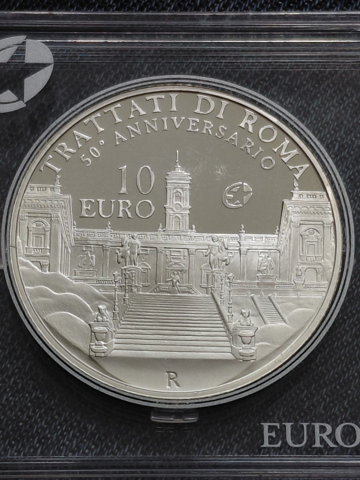 Italië 10 Euro 2007 Verdrag van Rome - Zilver UNC, Verzenden, Zilver, Italië, 10 euro