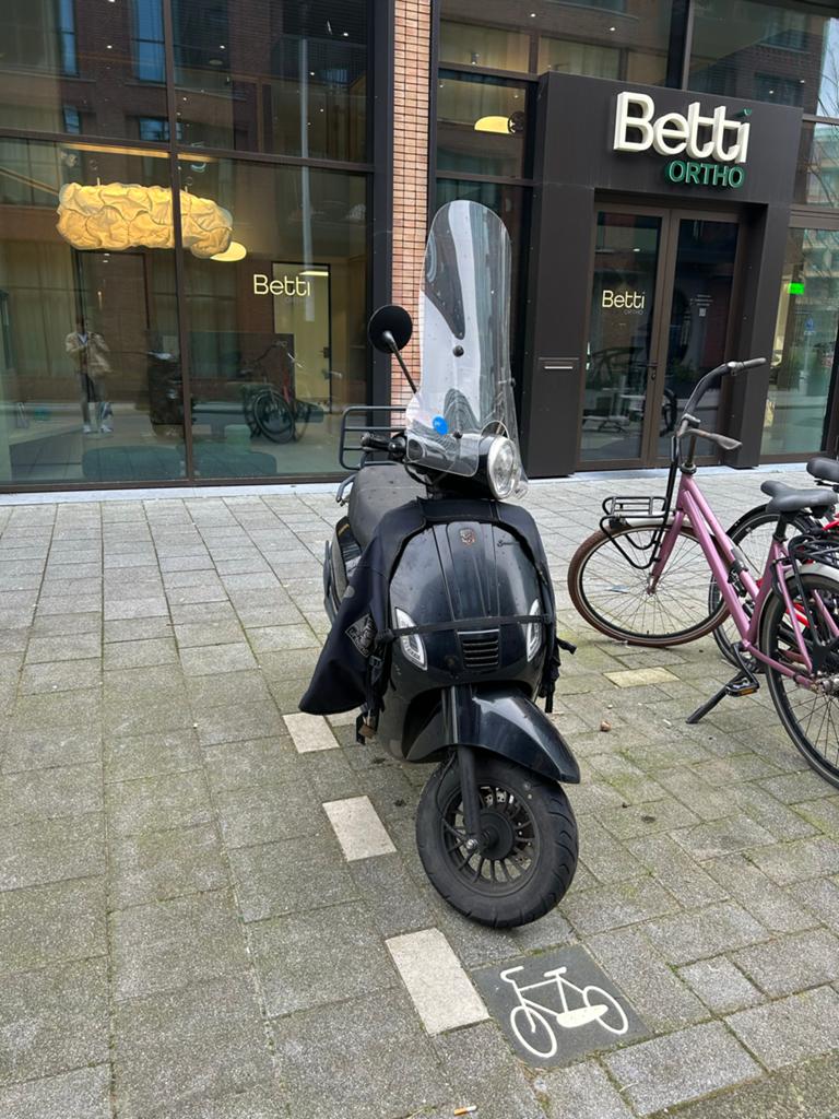 La Souris scooter - blauw kenteken, Fietsen en Brommers, Gebruikt, Benzine, Ophalen, Overige merken