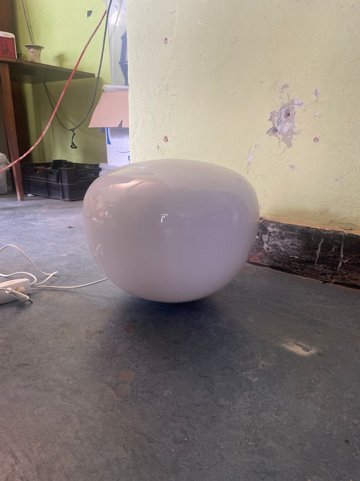 Vloerlamp Carl Ojerstam voor Ikea. Jonisk, Met schakelaar, Wit, Gebruikt, Kunststof