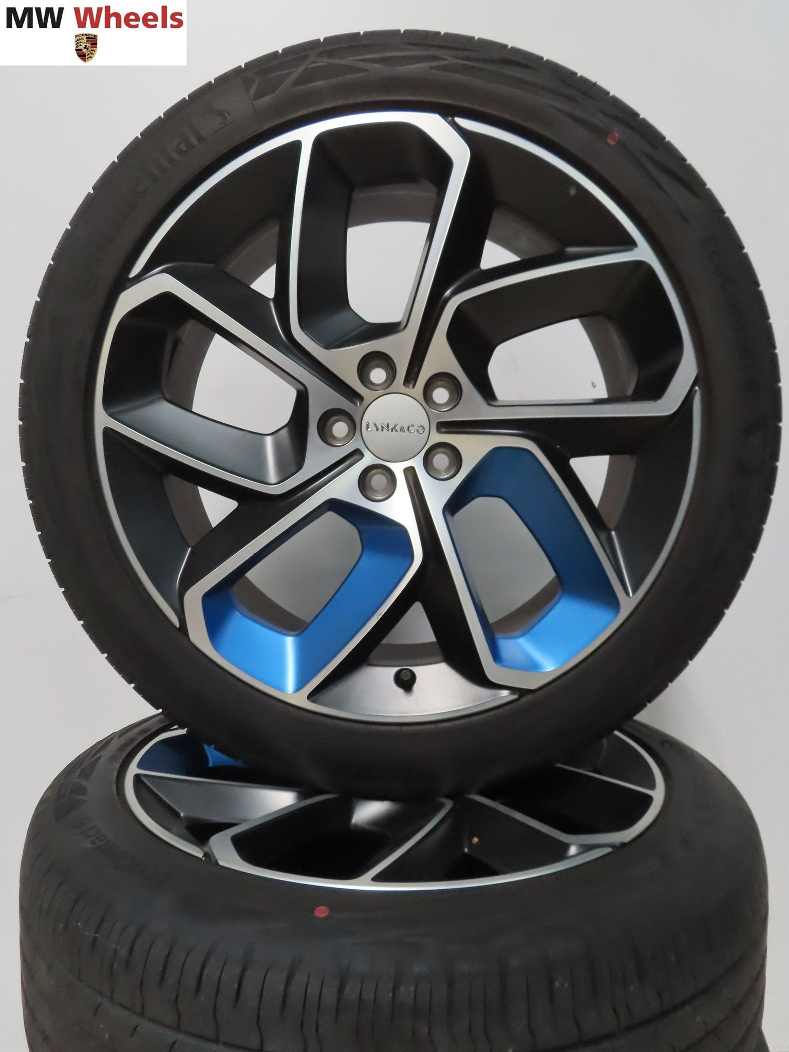 Originele Lynk en Co 20 inch velgen met zomerbanden, Gebruikt, -, -, Banden en Velgen
