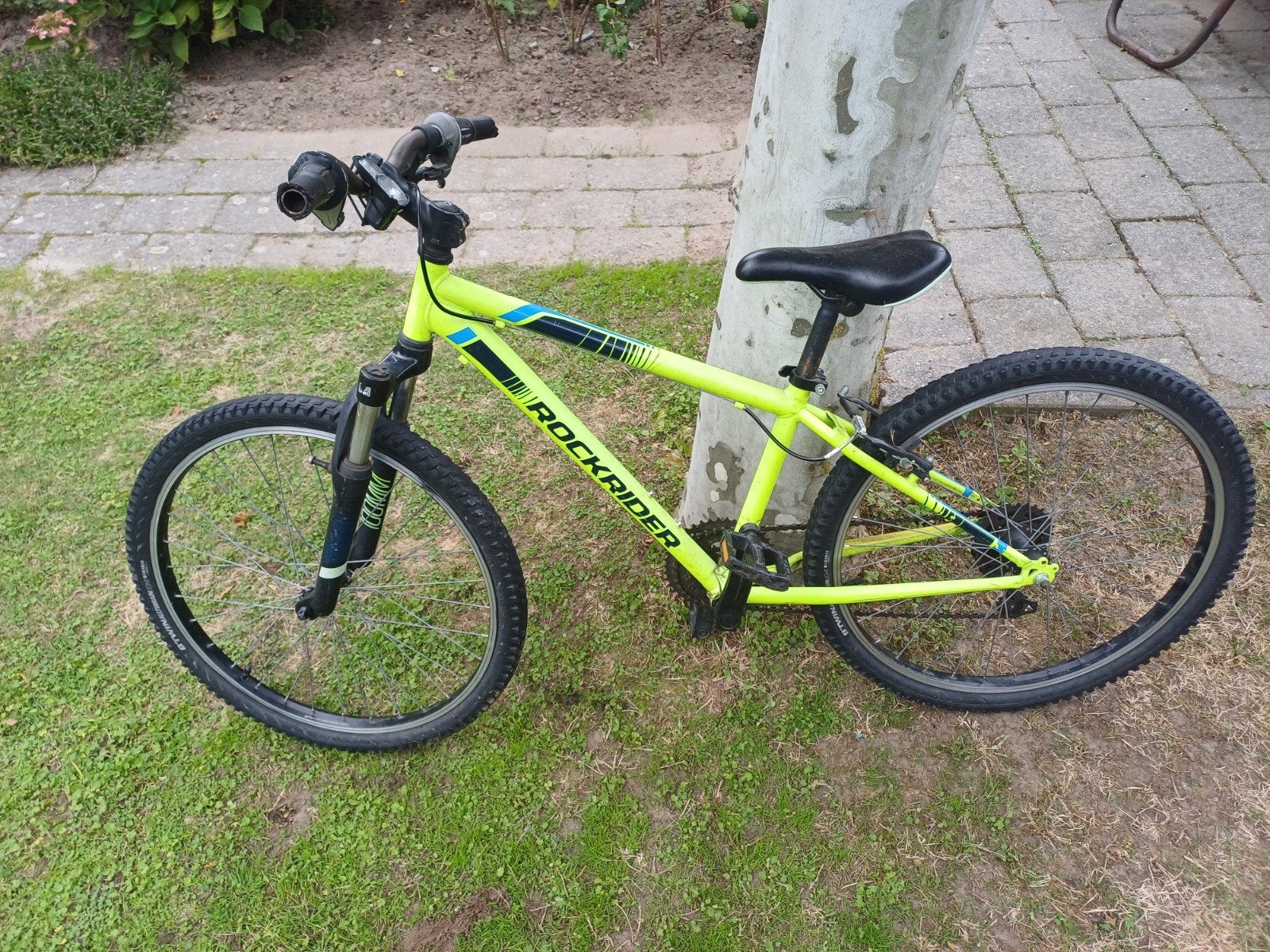 Rockrider mountainbike - Geel/Zwart, Gebruikt, Hardtail, 45 tot 49 cm, Ophalen