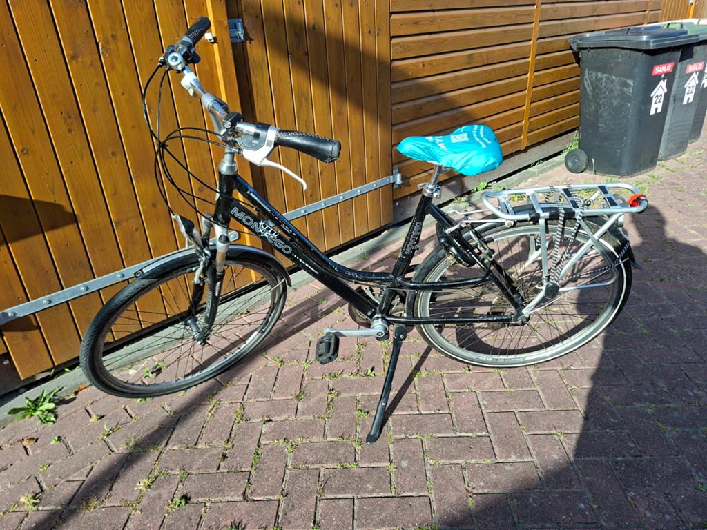 Degelijke montego damesfiets, Gebruikt, Velgrem, Versnellingen, 50 tot 53 cm