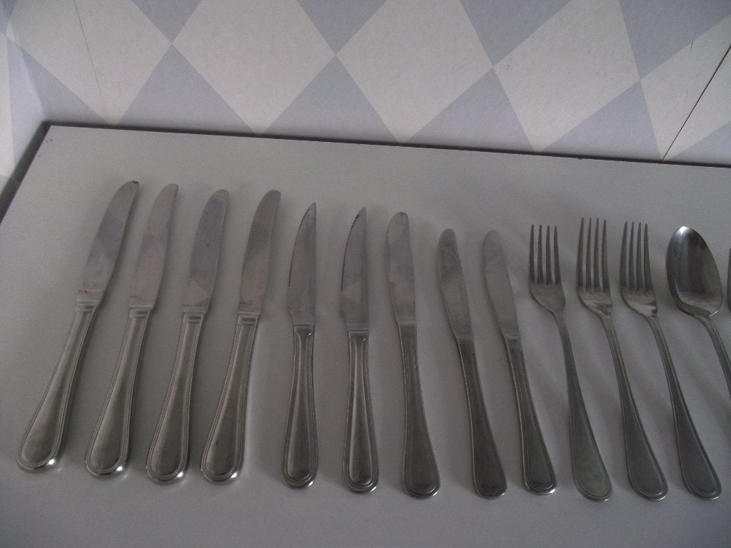 19 stuks RVS rondfilet bestek Windsor diverse merken p stuk, Ophalen of Verzenden