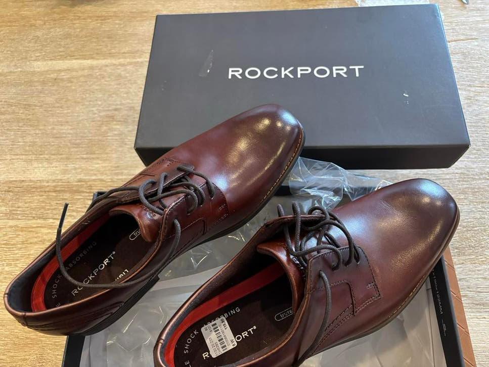 Nieuwe Rockport Slayter  Toe Herenschoen - Bruin maat 41, Kleding | Heren, Schoenen, Ophalen of Verzenden, Nieuw, Bruin, Veterschoenen