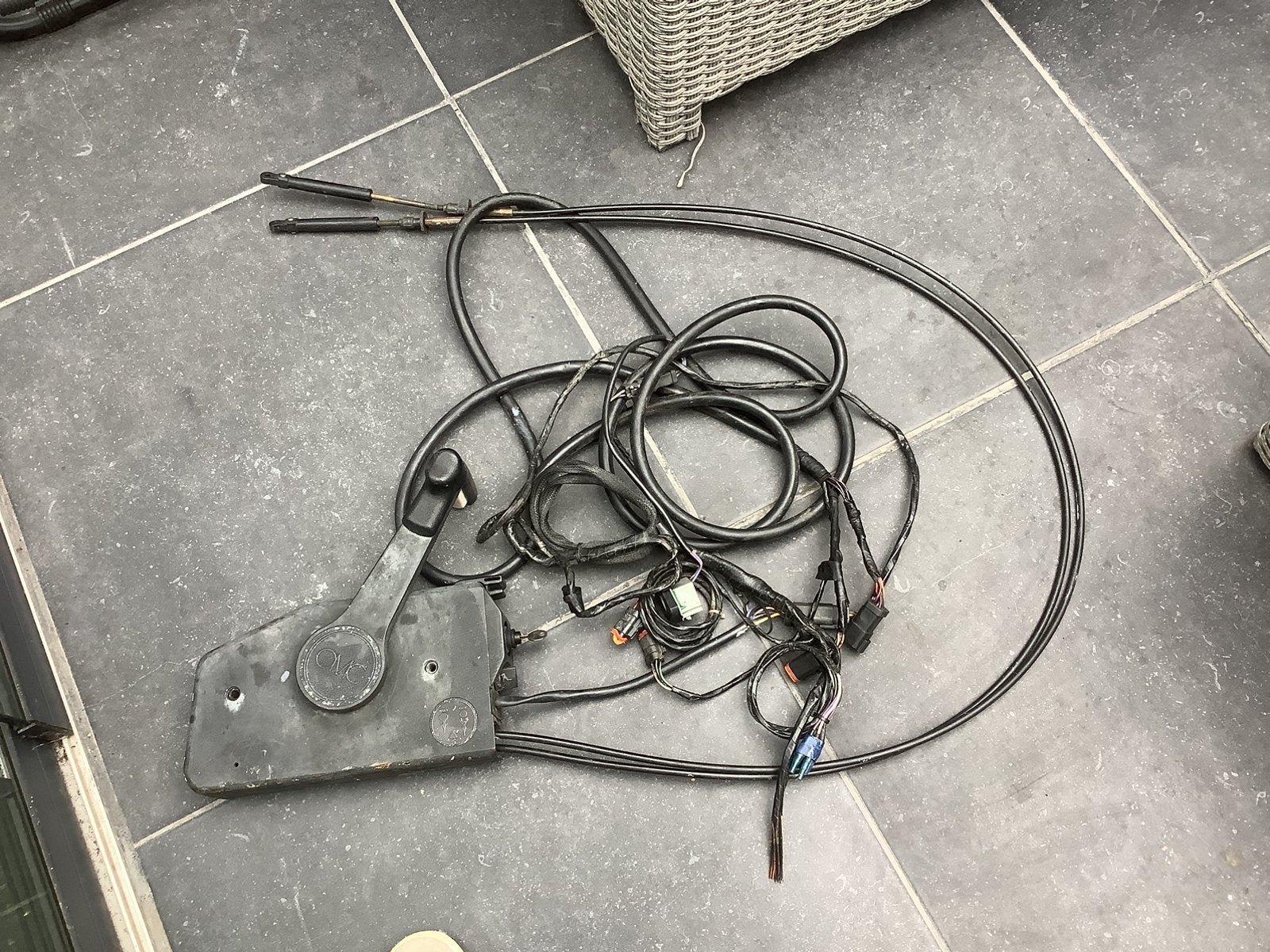 Afstandbediening OMC voor bootmotor, Ophalen of Verzenden, Gebruikt, Motor en Techniek, Motorboot