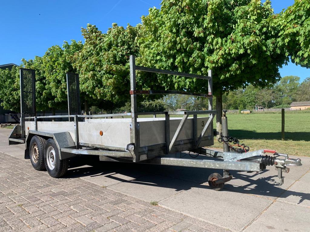 Peters machinetransporter, Auto diversen, Aanhangers en Bagagewagens, Ophalen, Gebruikt