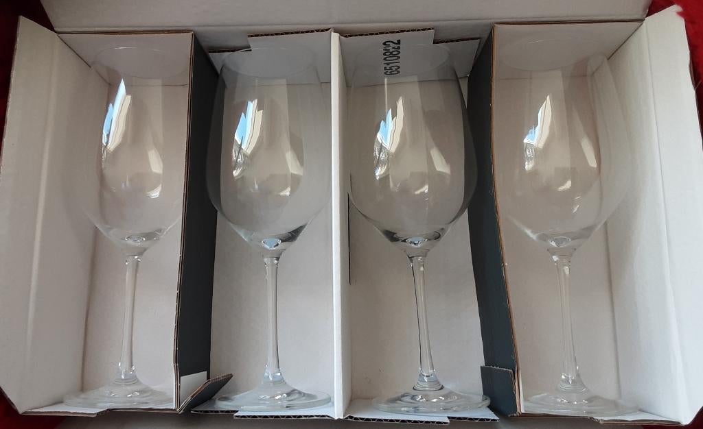 Vier prachtige Kristallen glazen van  Schott Zwiesel., Ophalen, Nieuw, Overige stijlen, Overige materialen