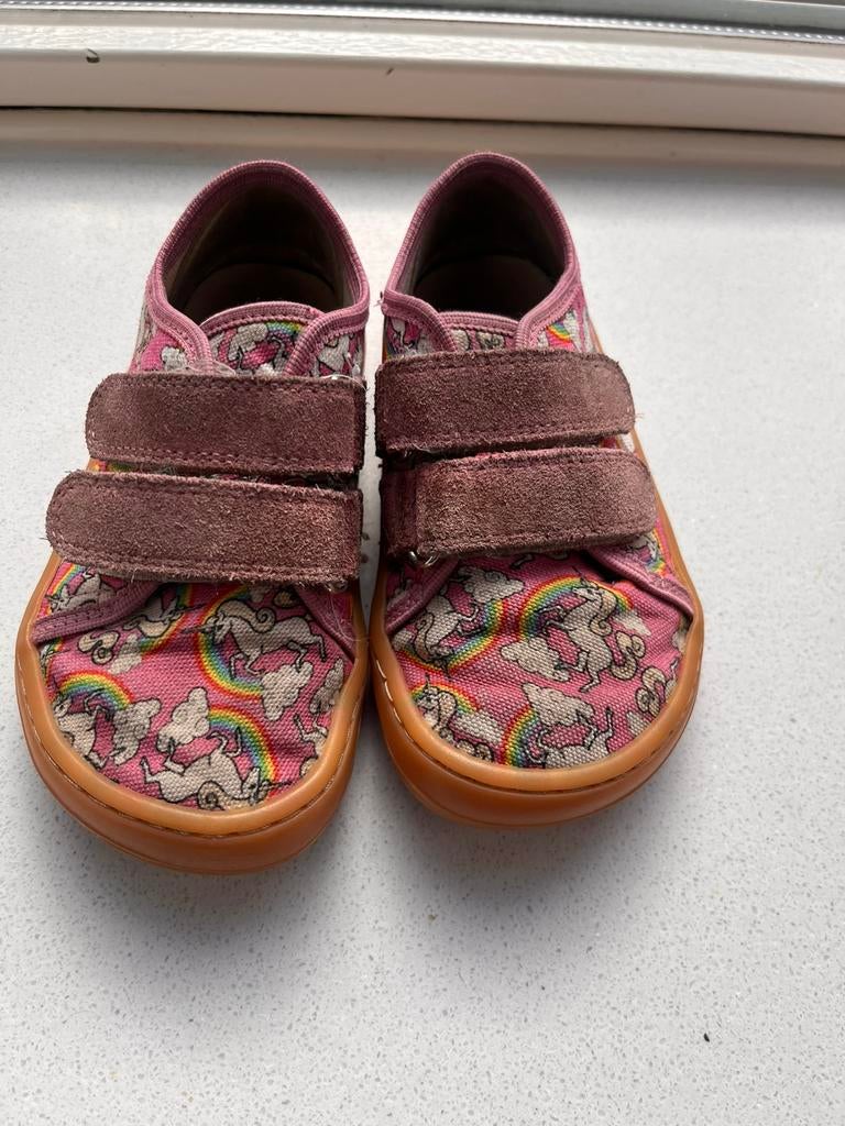 Froddo BAREFOOT CANVAS - Sneakers laag - wit-roze maat 23, Kinderen en Baby's, Gebruikt, Meisje, Sportschoenen, Ophalen of Verzenden