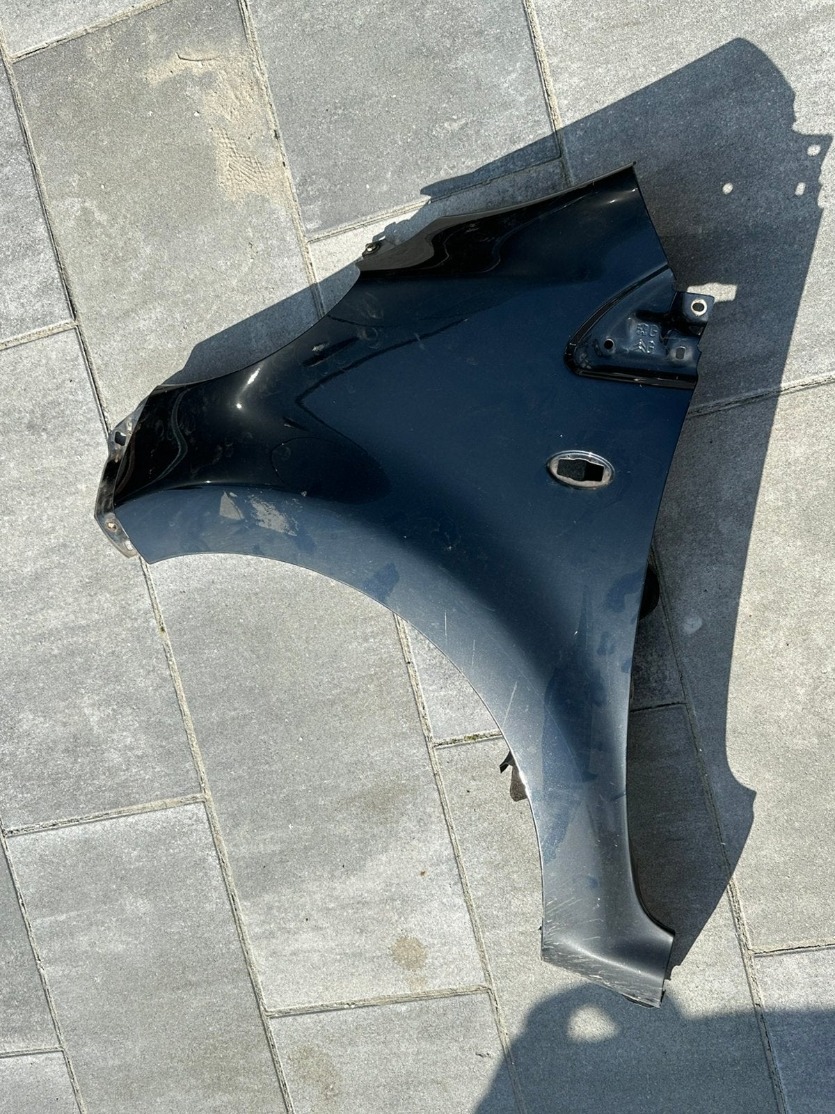 Peugeot 107 Linker zijscherm Zwart, Ophalen, Gebruikt, Links, Spatbord