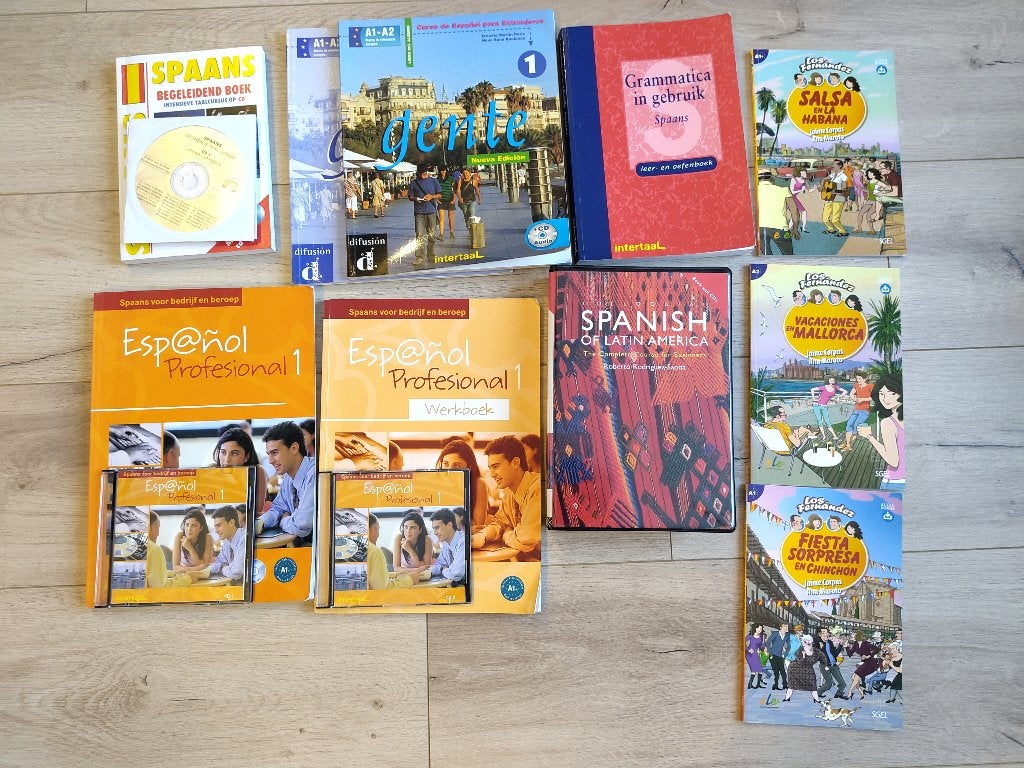 Cursus materiaal Spaans, diverse boeken CD's, Boeken, Niet van toepassing, Diverse auteurs, Alpha, Ophalen