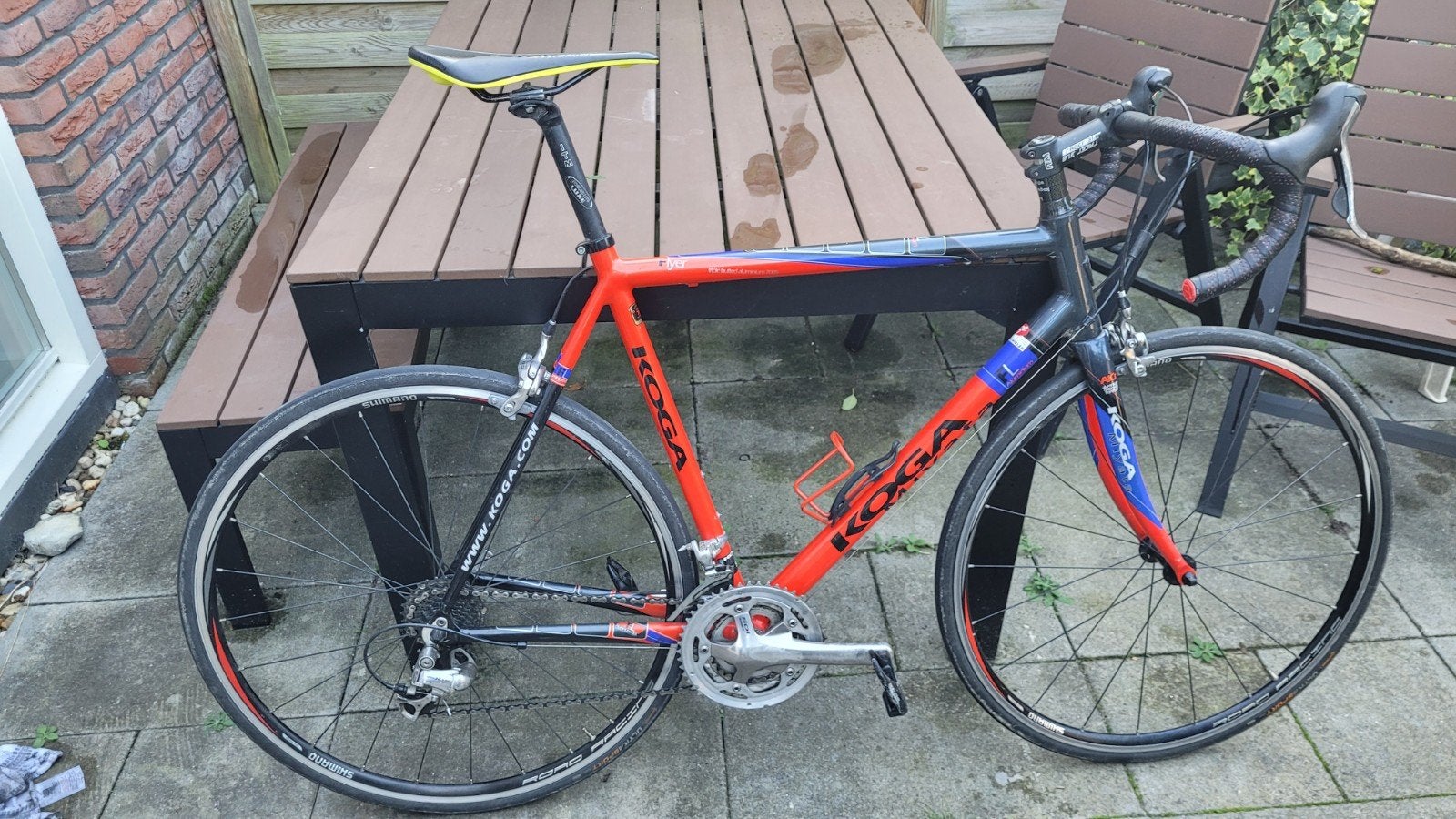 Koga Miyata racefiets 58cm - Onderhoud nodig, Fietsen en Brommers, Ophalen, 28 inch, Gebruikt, Aluminium