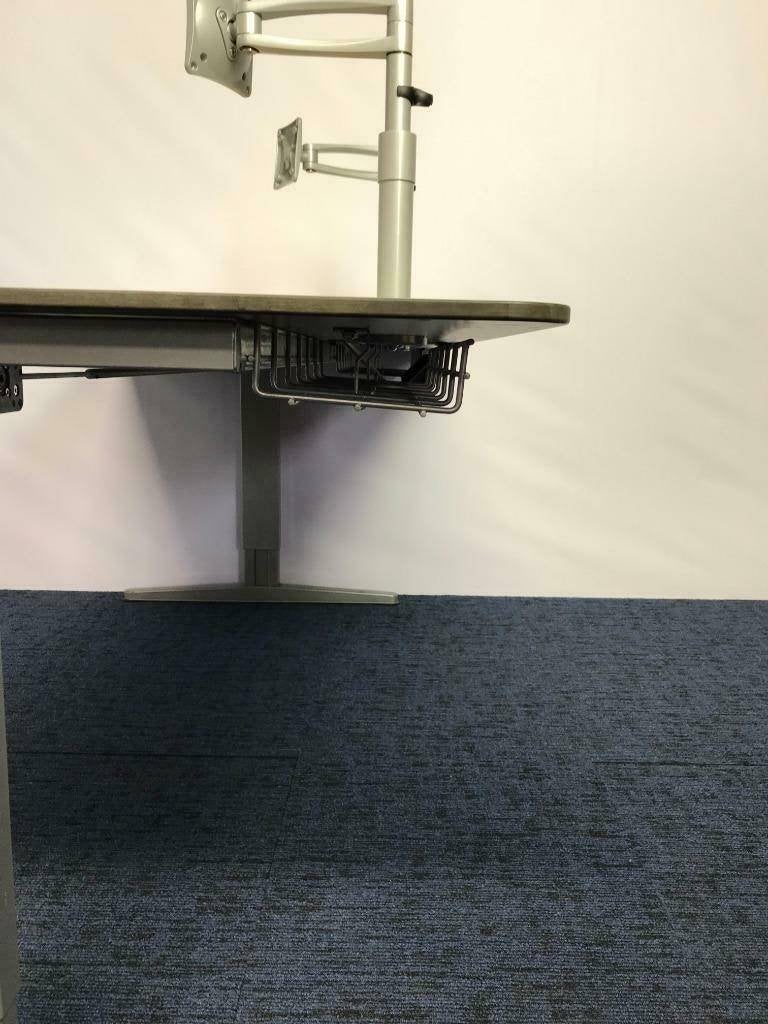 8 x Bureau Aspa (slinger), ahorn blad, 180 x 88/85 cm., Huis en Inrichting, Bureaus, Ophalen, In hoogte verstelbaar, Gebruikt