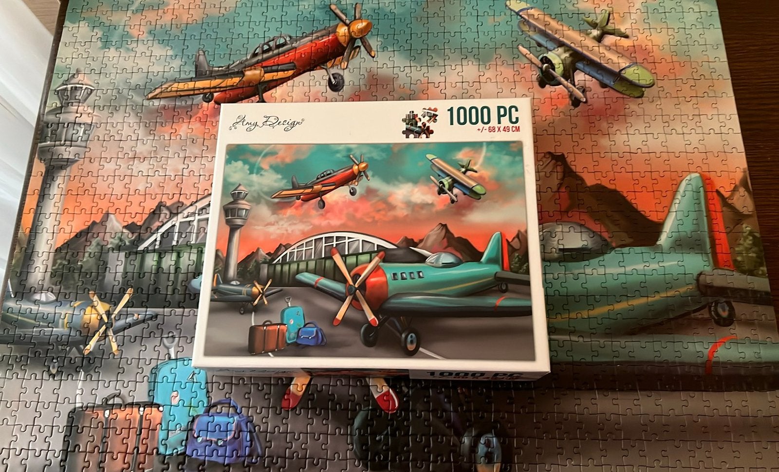 5 mooie legpuzzels 1000 stukjes samen 5 euro., Ophalen of Verzenden, 500 t/m 1500 stukjes, Zo goed als nieuw