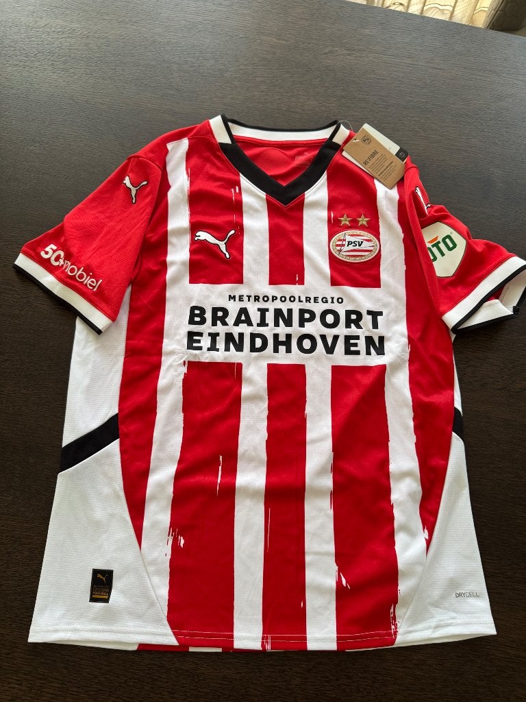 PSV shirt new maat L gesigneerd door De Jong, Maat L, Verzenden, Nieuw, Shirt