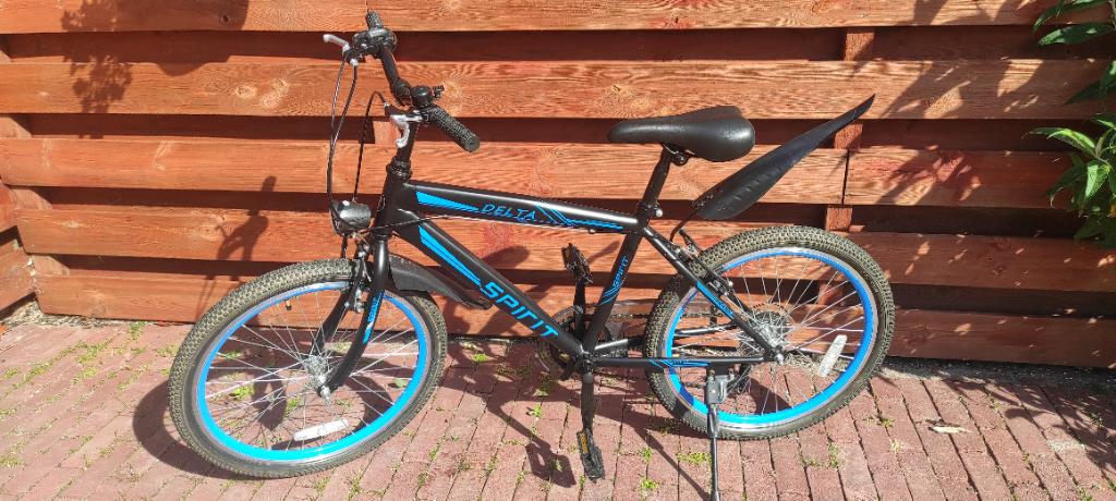 Spirit Delta 6-Speed Jongensfiets 22 inch, Ophalen, 22 inch, Gebruikt, Velgrem