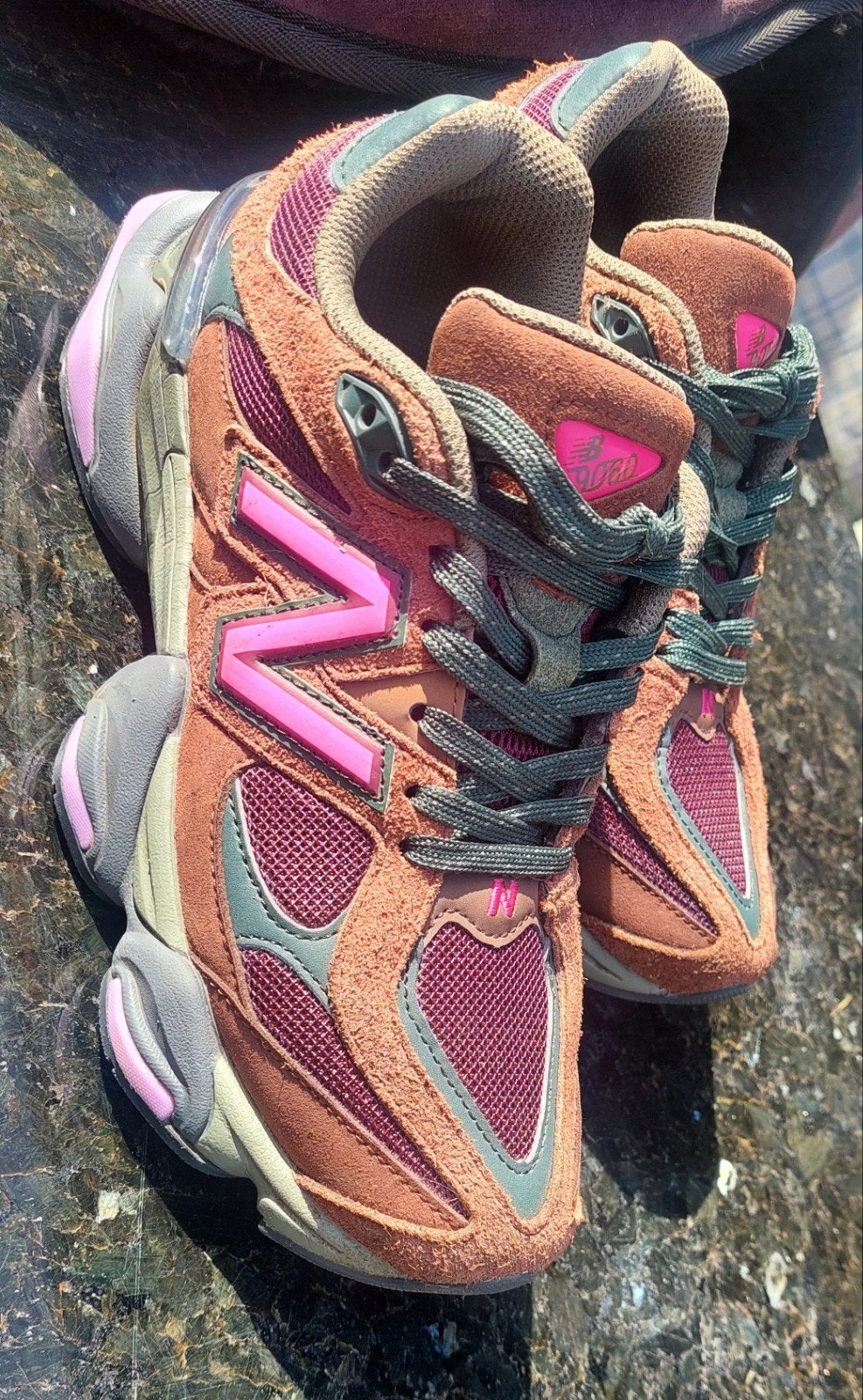 New Balance Bruin Mushroom Sneakers - ZGAN Mt 41.5, Bruin, New Balance, Ophalen of Verzenden, Sneakers of Gympen