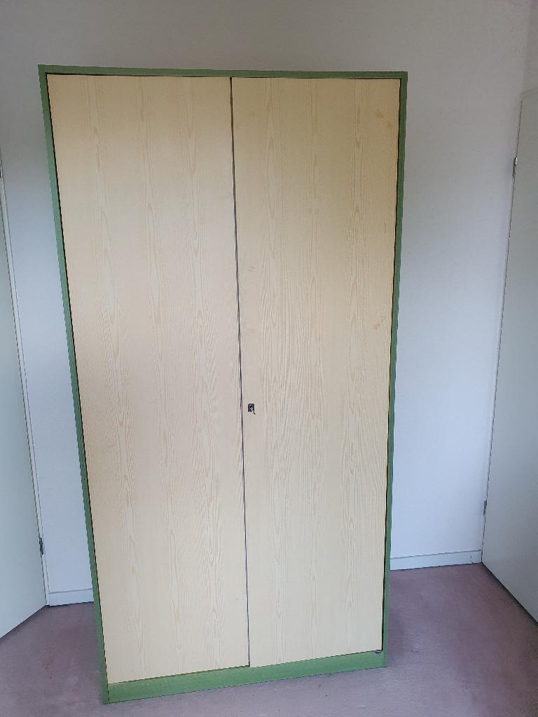 VINTAGE JAREN 70 KLEDINGKAST, Gebruikt, 100 tot 150 cm, Ophalen of Verzenden, 150 tot 200 cm