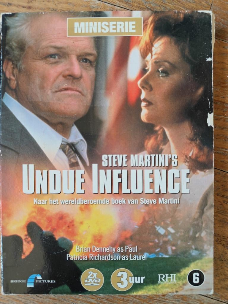 Steve Martini's Undue Influence - Miniserie (2x DVD), Vanaf 6 jaar, Ophalen of Verzenden, Gebruikt