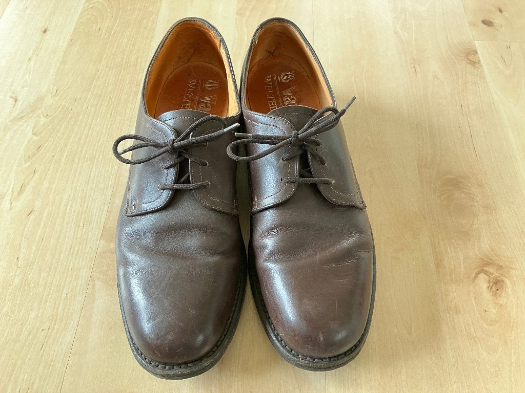 Herenschoenen Van Lier, maat 10.5 (= 43), Bruin, Van Lier, Ophalen of Verzenden, Gedragen