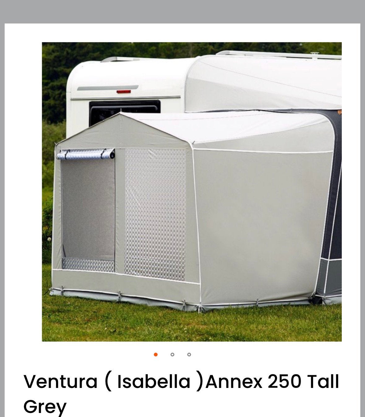Annex ventura grey 250 incl binnentent., Ophalen of Verzenden, Zo goed als nieuw