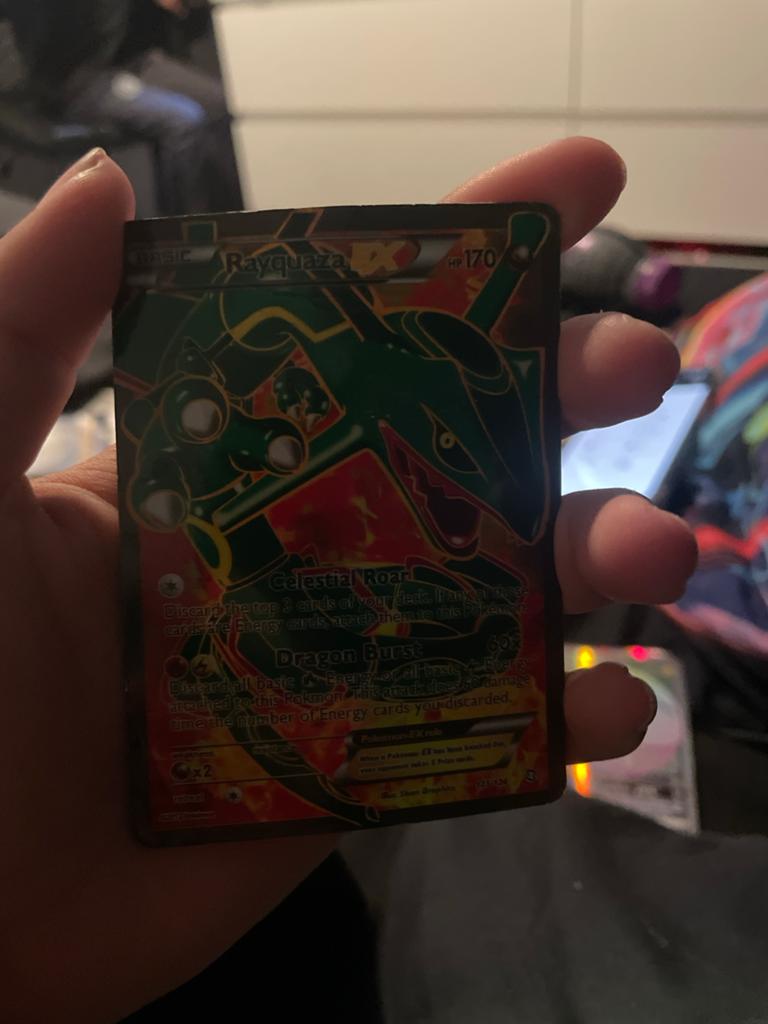 Pokémon Rayquaza EX Kaart - Gebruikt, Ophalen of Verzenden, Zo goed als nieuw